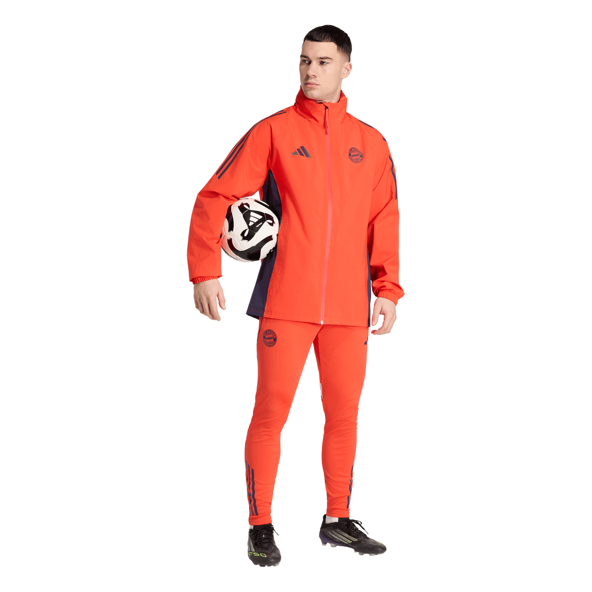 ADIDAS - Fc Bayern 2025/2026 Tiro24 Rain Jacket - Uomo - Red - image 4