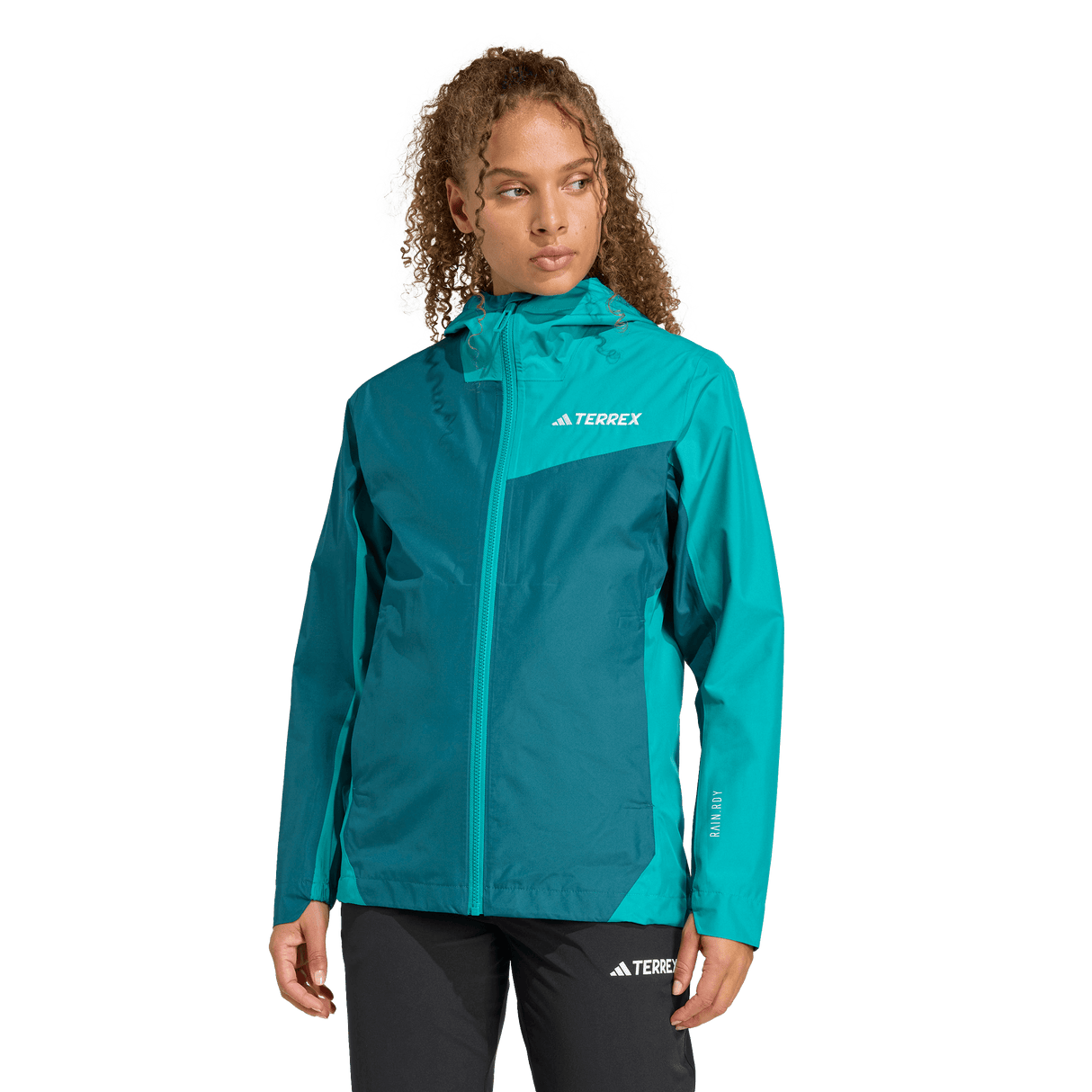 ADIDAS - Giacca TERREX Multi 2.5L RAIN.RDY - Donna - Green - image 2