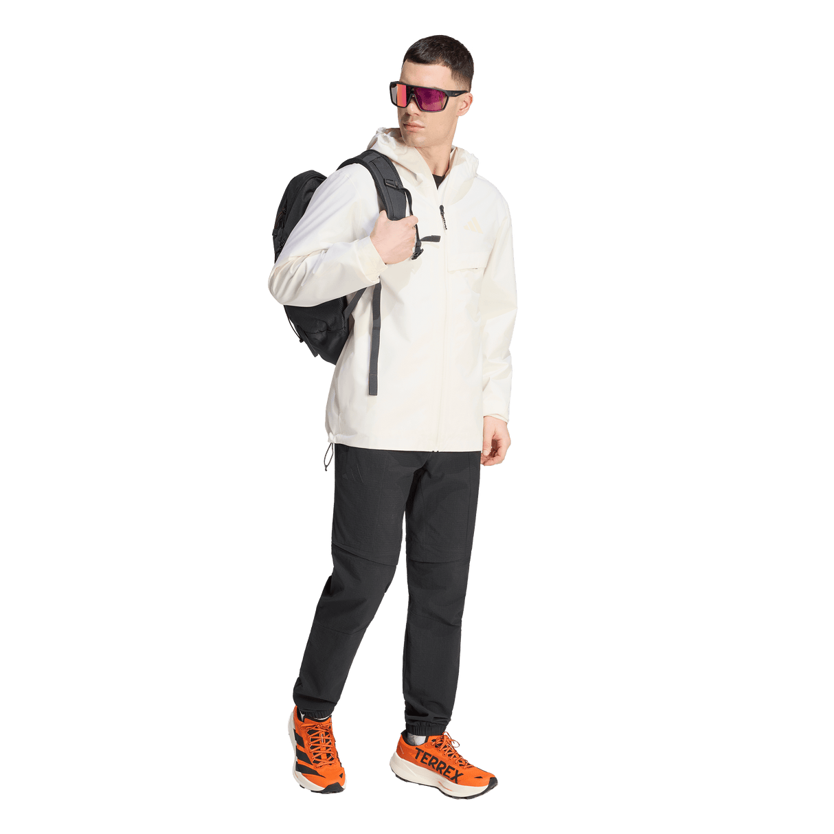ADIDAS - TERREX Multi 2 Layer CLIMAPROOF Rain Jacket - Uomo - Beige - image 4