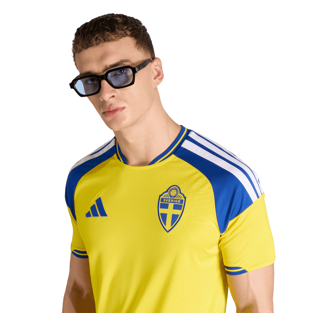 ADIDAS - Maglia Home Svezia 26 - Uomo - Yellow - image 6