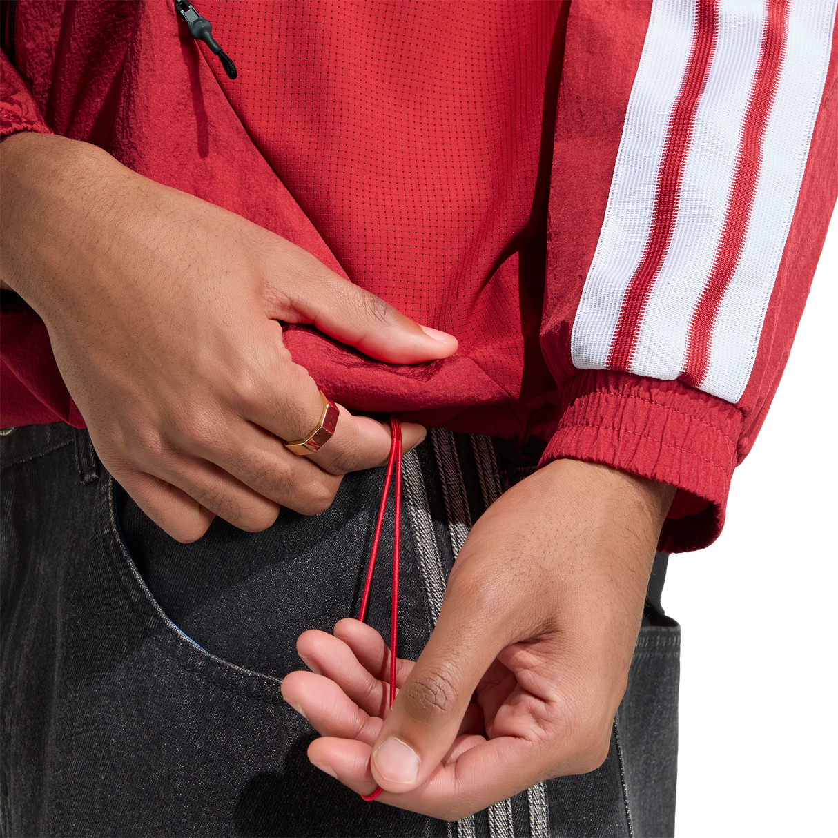ADIDAS - Manchester United Home Anthem Jacket - Uomo - Red - image 6
