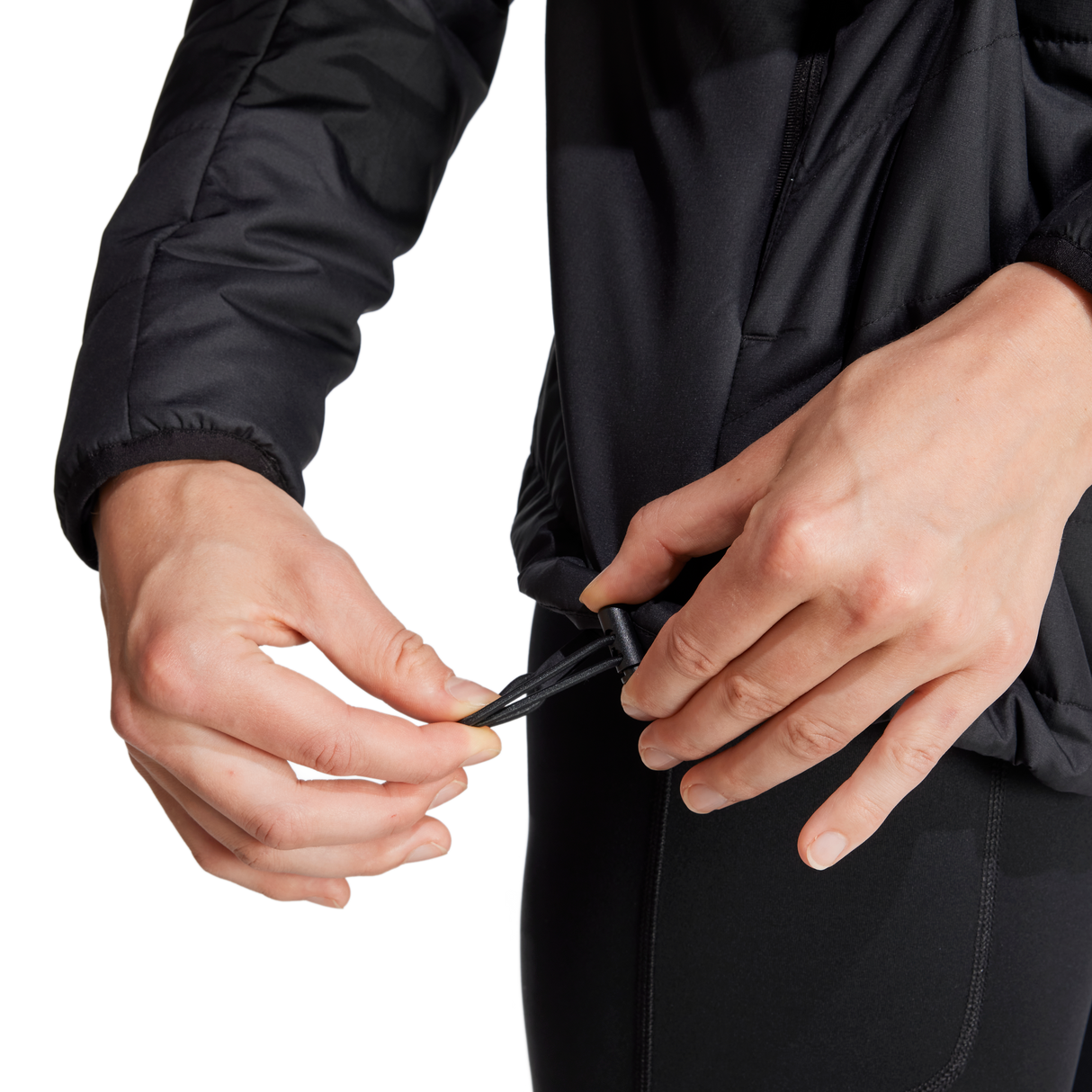 ADIDAS - Giacca TERREX Multi Synthetic Insulated Hooded - Donna - Black - image 9