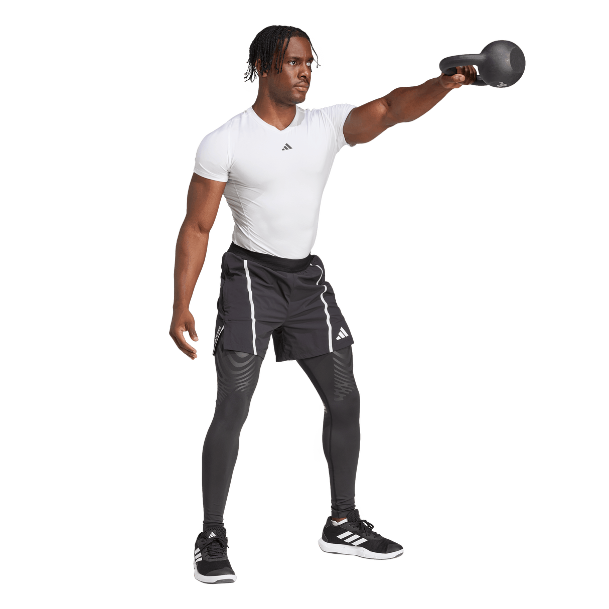 ADIDAS - TECHFIT Control Training Long Tights - Uomo - Black - image 5