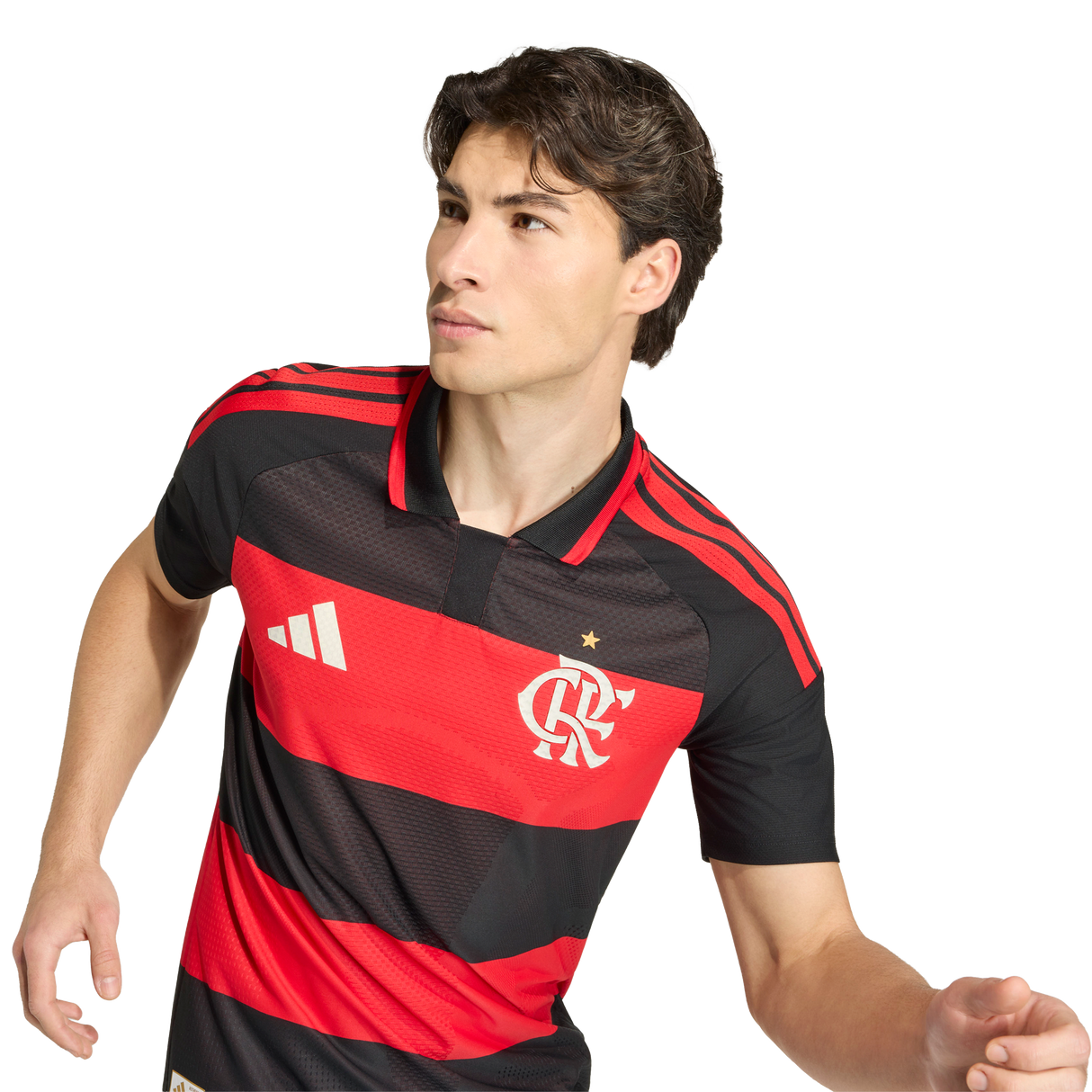 ADIDAS - Cr Flamengo 26 Home Authentic Jersey - Uomo - Red - image 7