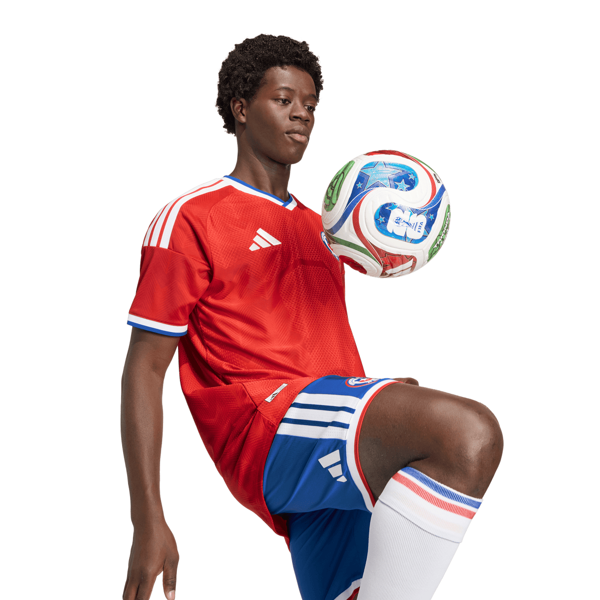 ADIDAS - Chile 26 Home Authentic Jersey - Uomo - Red - image 7