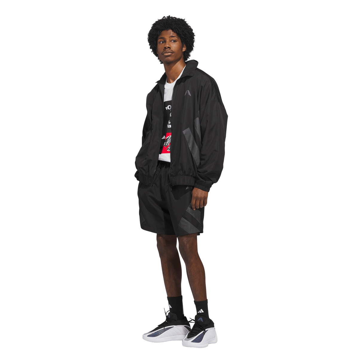 ADIDAS - Giacca Reflective Anthony Edwards - Black - image 6