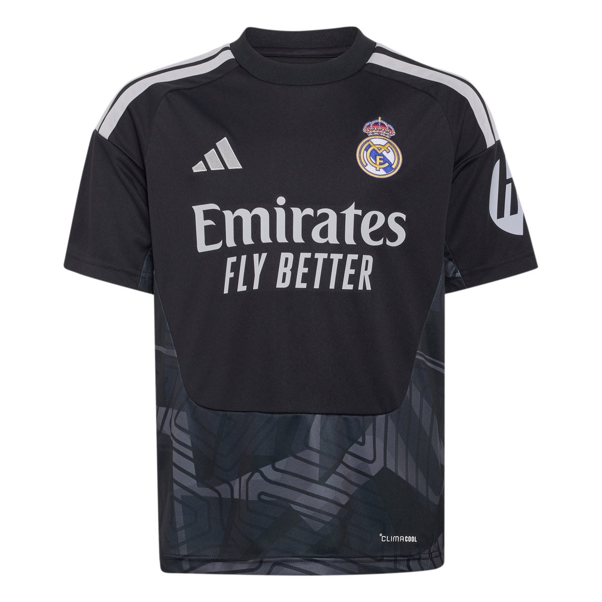 ADIDAS - Real Madrid 26/27 Home Goalkeeper Kids Kit - Black - image 1