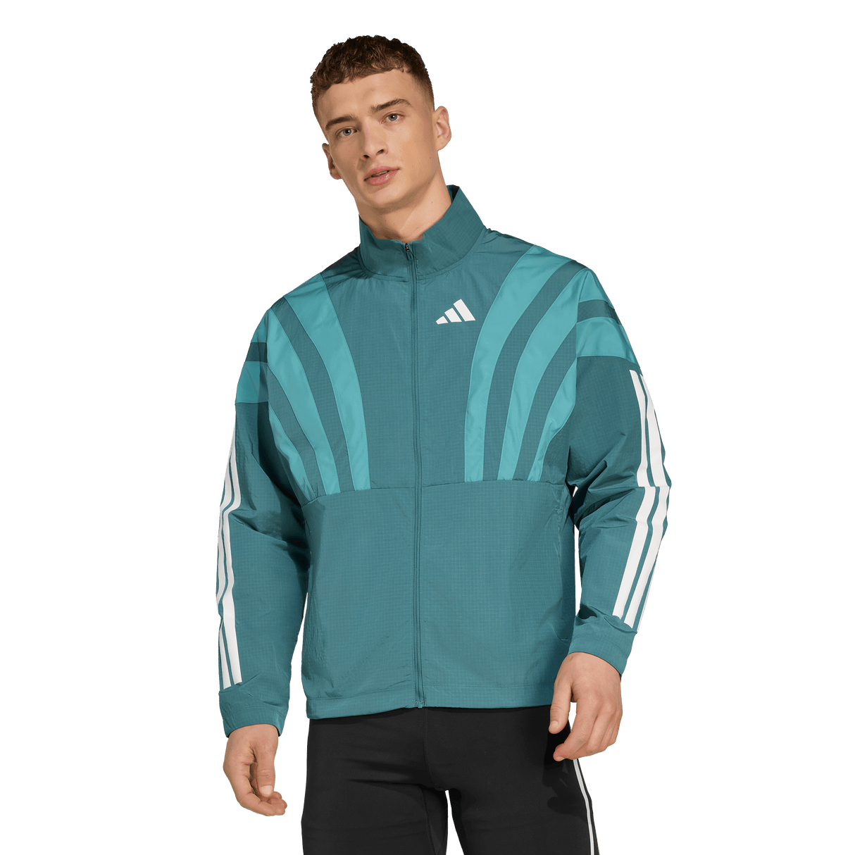 ADIDAS - Giacca Da Running Adizero Archive - Uomo - Blue - image 2