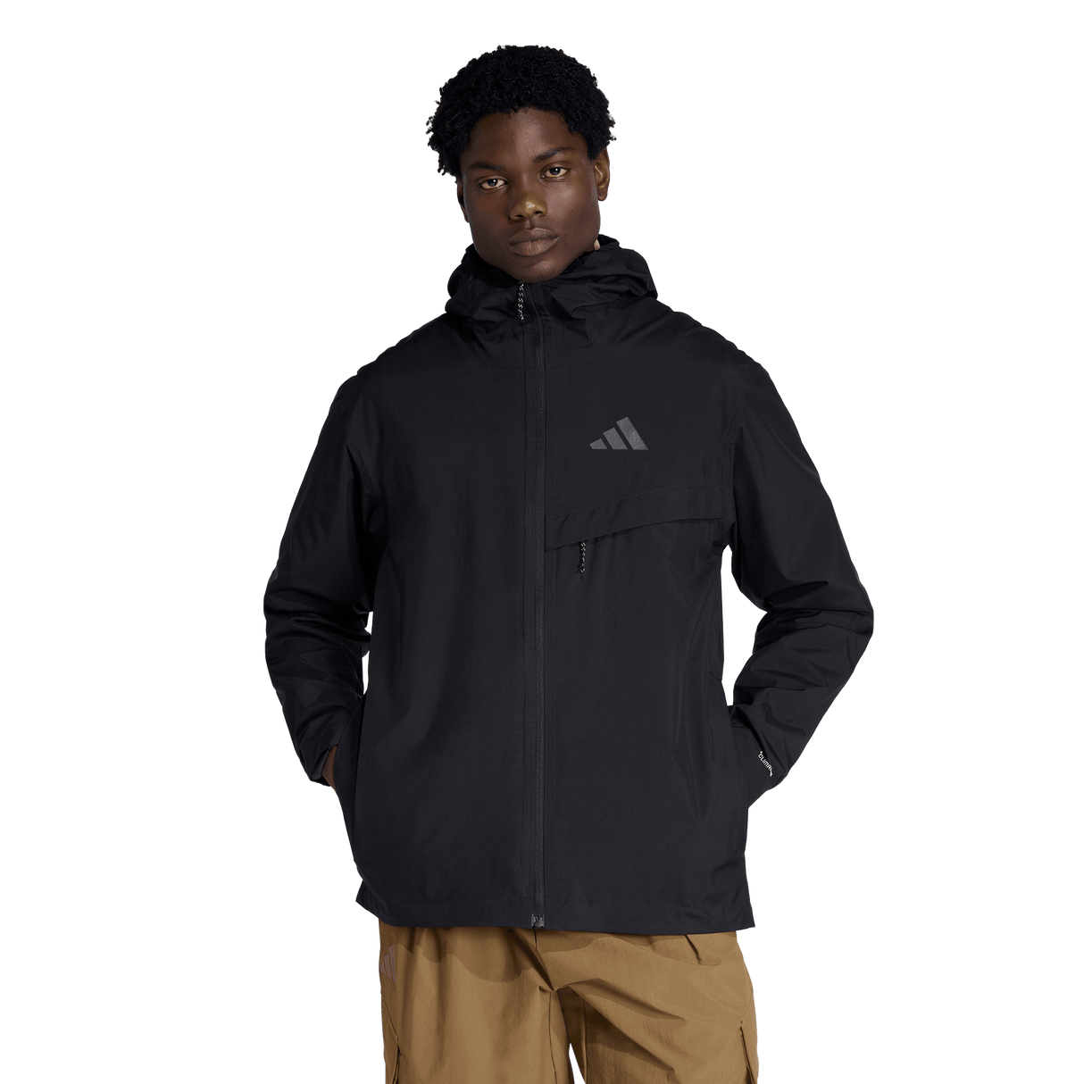 ADIDAS - Giacca Rain TERREX Multi 2 Layer CLIMAPROOF - Uomo - Black - image 2