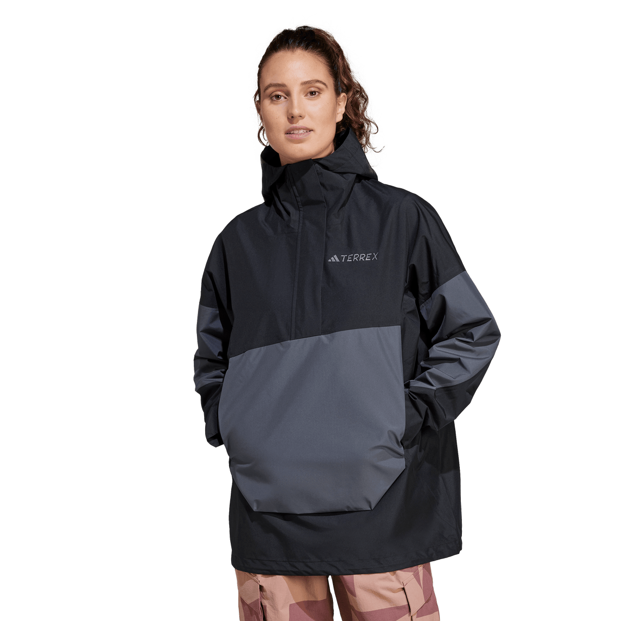 ADIDAS - Anorak TERREX Xploric 2.5L CLIMAPROOF - Donna - Black - image 3