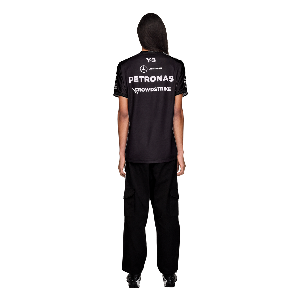 ADIDAS - Y-3 Mercedes - Amg Petronas Formula 1 Team Driver Short Sleeve Jersey - Black - image 3
