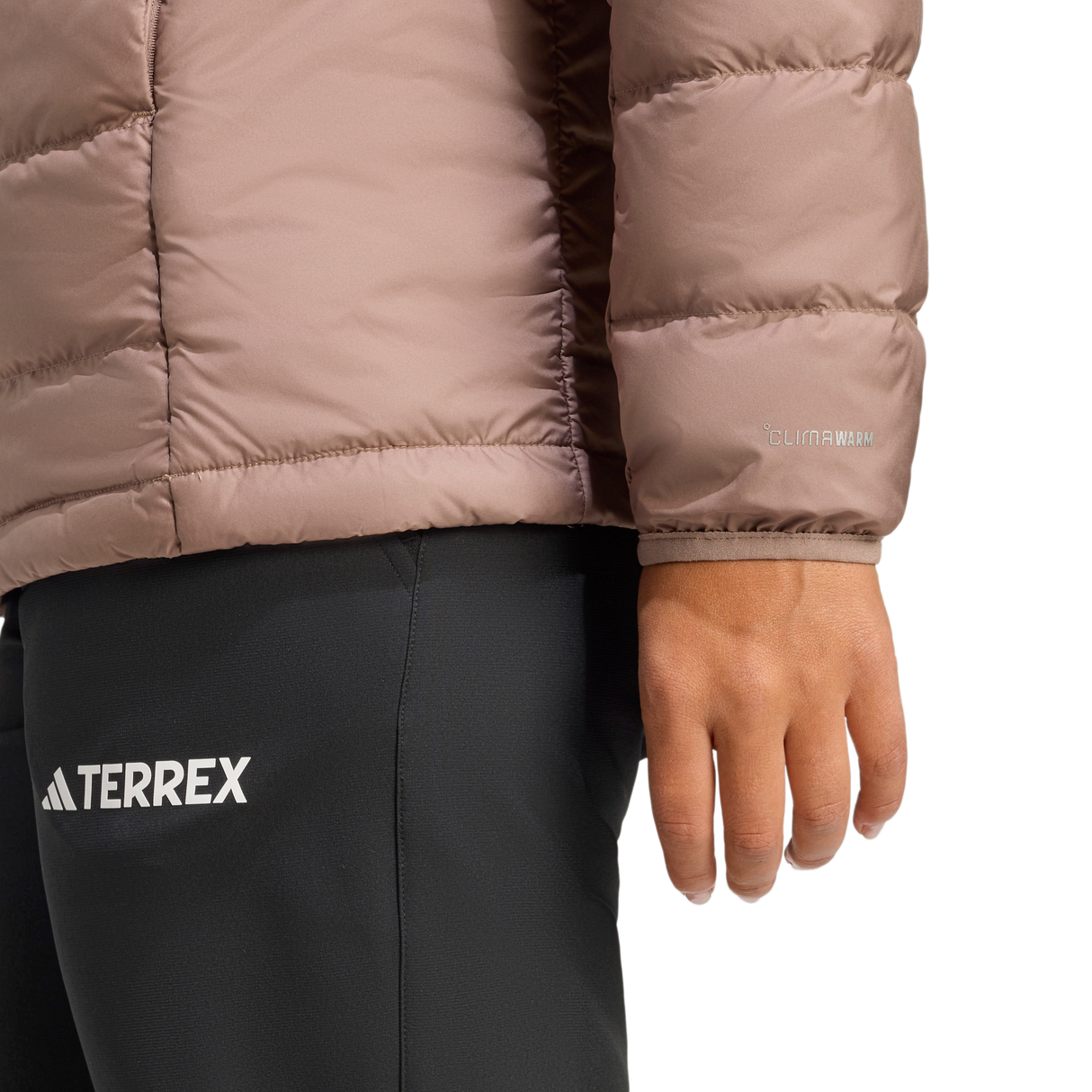 ADIDAS - Giacca TERREX Multi Light Down CLIMAWARM - Donna - Brown - image 6