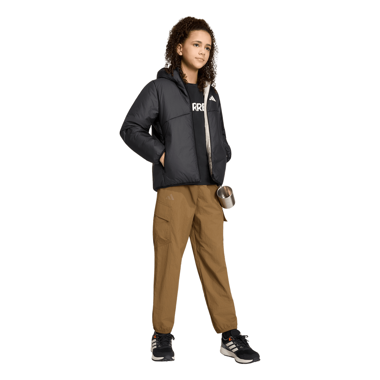 ADIDAS - TERREX Kids CLIMAWARM Reversible Insulated Jacket - Black - image 9