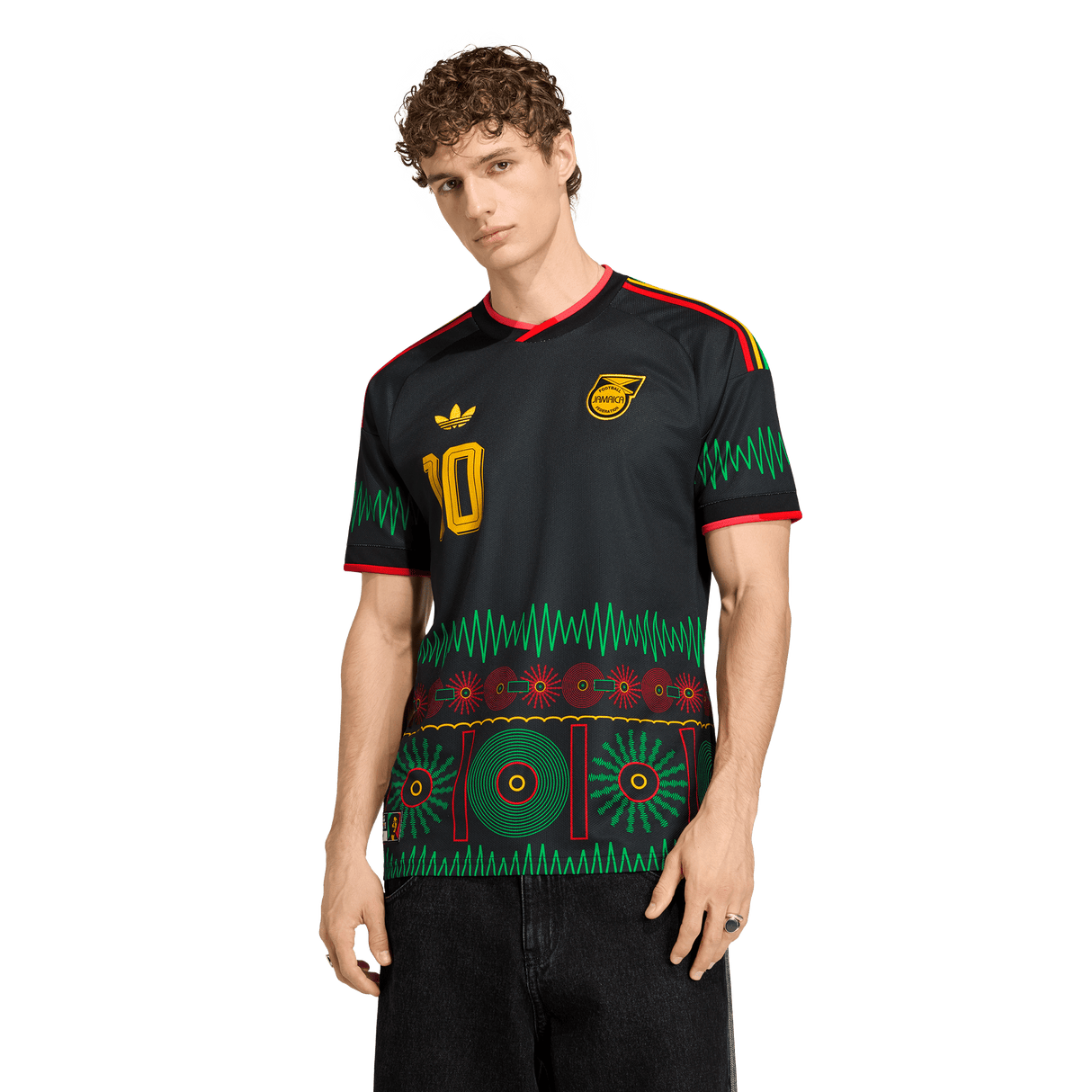 ADIDAS - Maglia Da Trasferta X Bob Marley Giamaica 26 - Uomo - Black - image 3