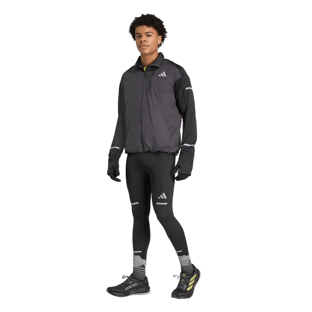 ADIDAS - Giacca Da Running Adi365 CLIMAWARM - Uomo - Black - image 5