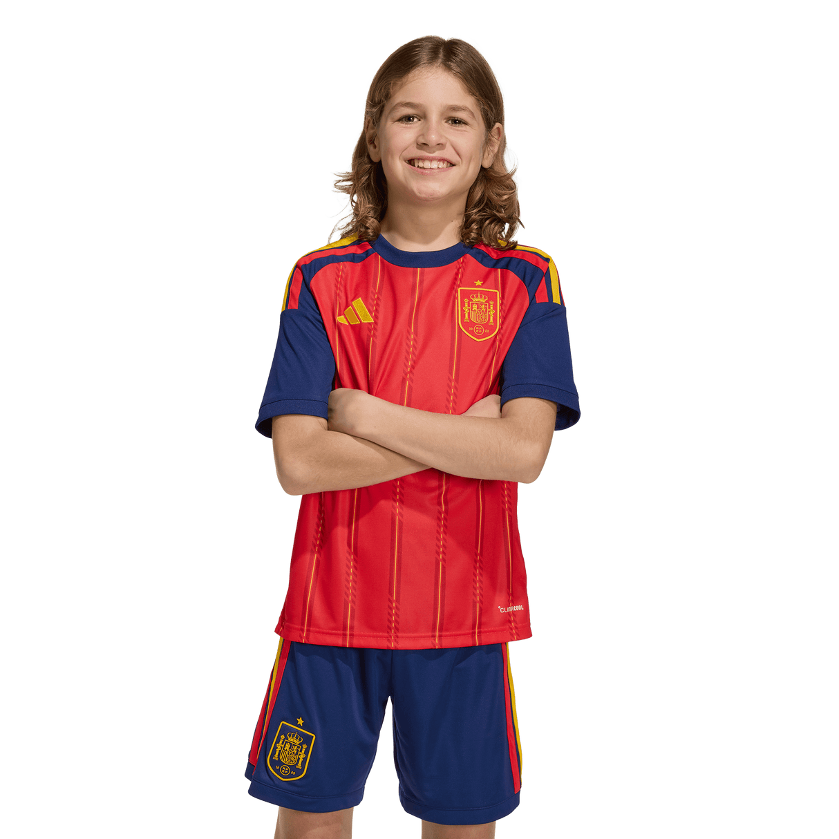 ADIDAS - Spain 26 Home Youth Kit - Red - image 2