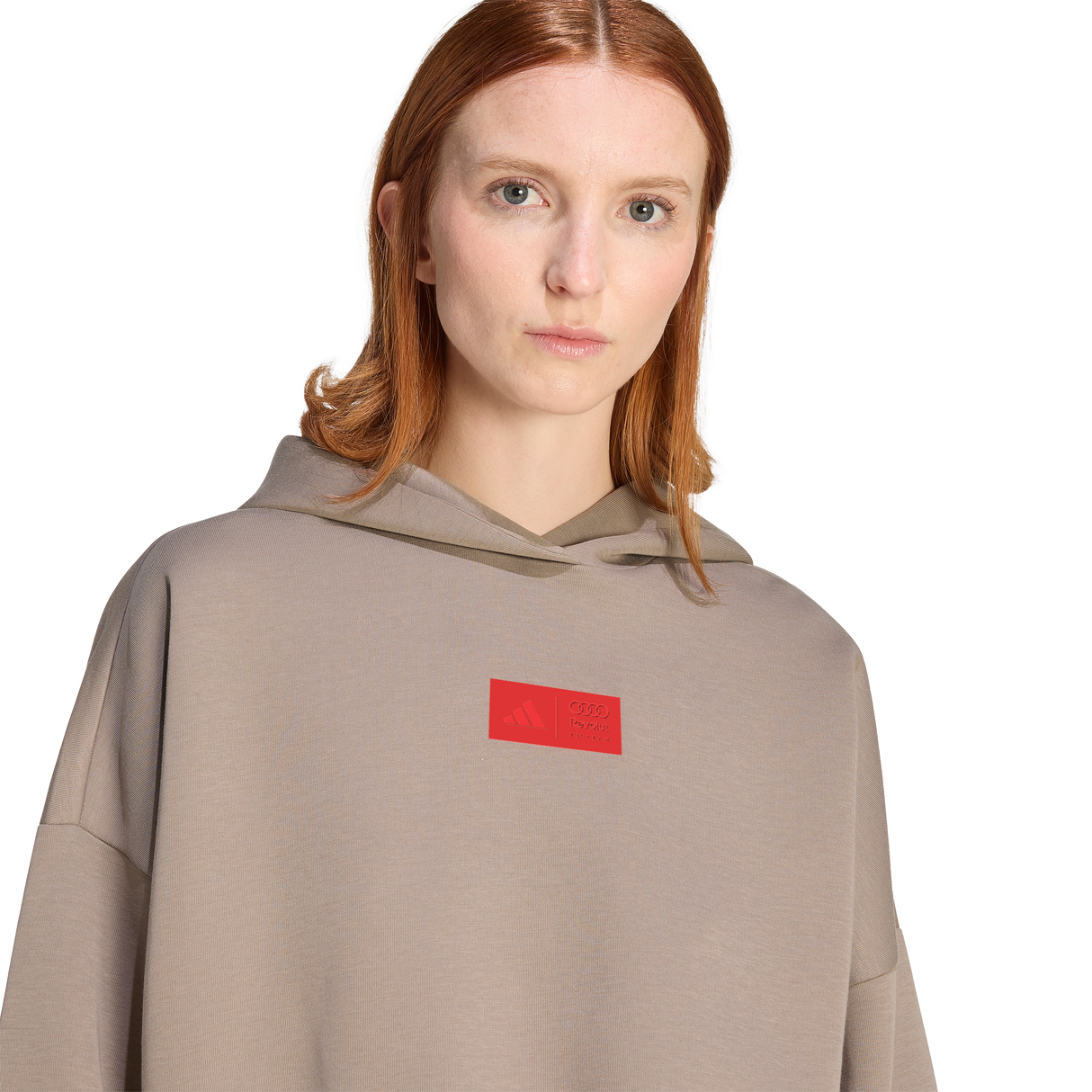 ADIDAS - Audi Revolut Formula One Team Elevated Hooded Sweat - Donna - Brown - image 5