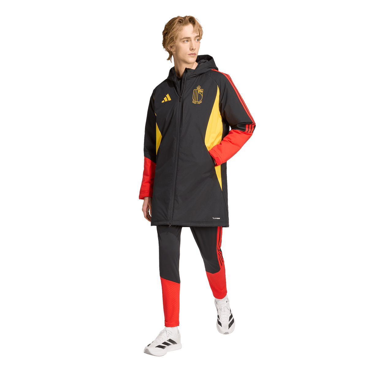 ADIDAS - Belgium 26 Tiro Stadium Parka - Uomo - Black - image 4