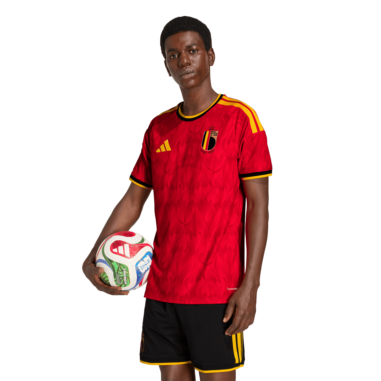 ADIDAS - Maglia Home Authentic Belgium 26 - Uomo - Red - image 3
