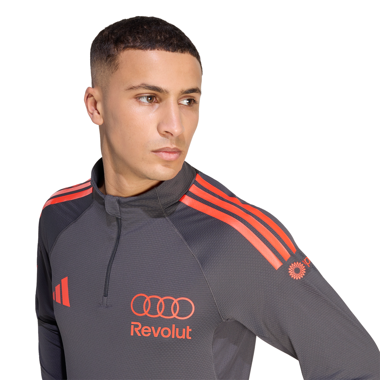 ADIDAS - Audi Revolut Formula One Team 2026 Mechanics 1/4 Zip - Uomo - Black - image 5