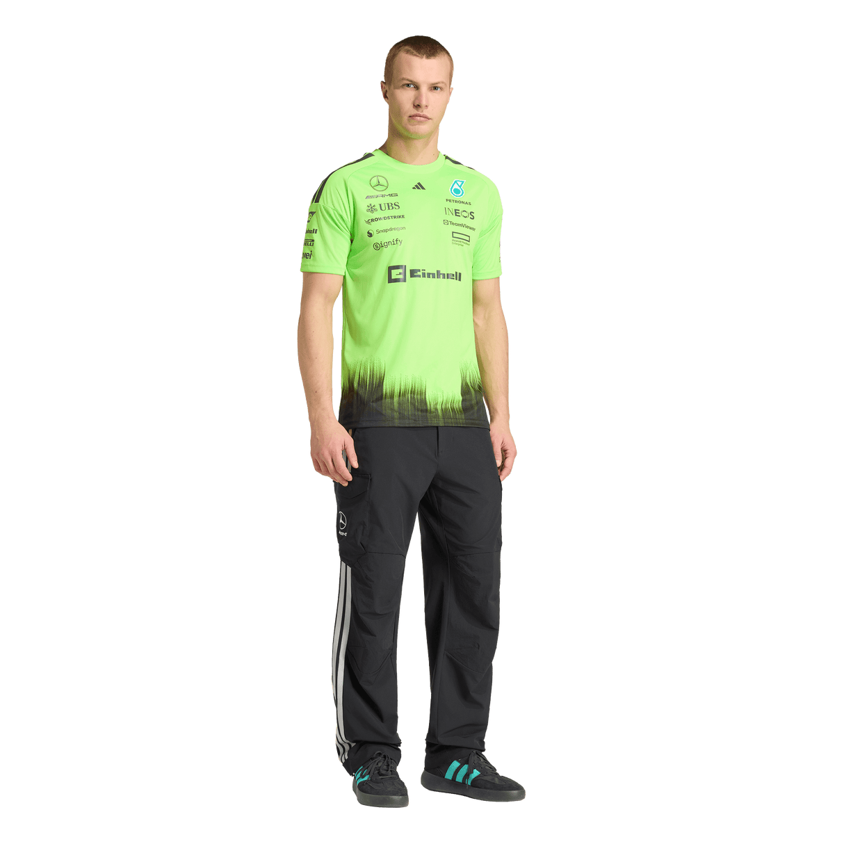 ADIDAS - Mercedes - Amg Petronas Formula 1 Setup Tee - Uomo - Green - image 4