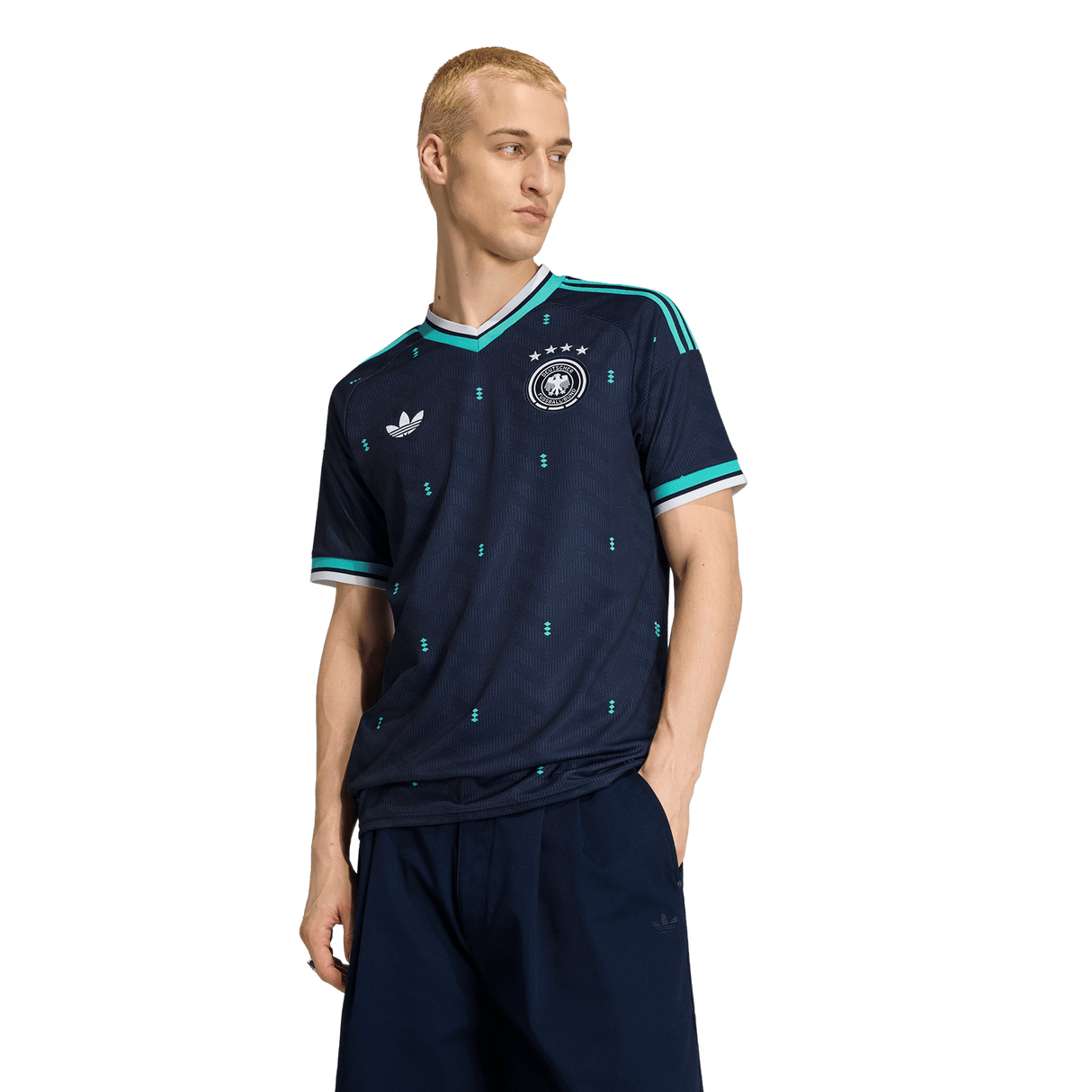 ADIDAS - Germany 26 Away Jersey - Uomo - Blue - image 3