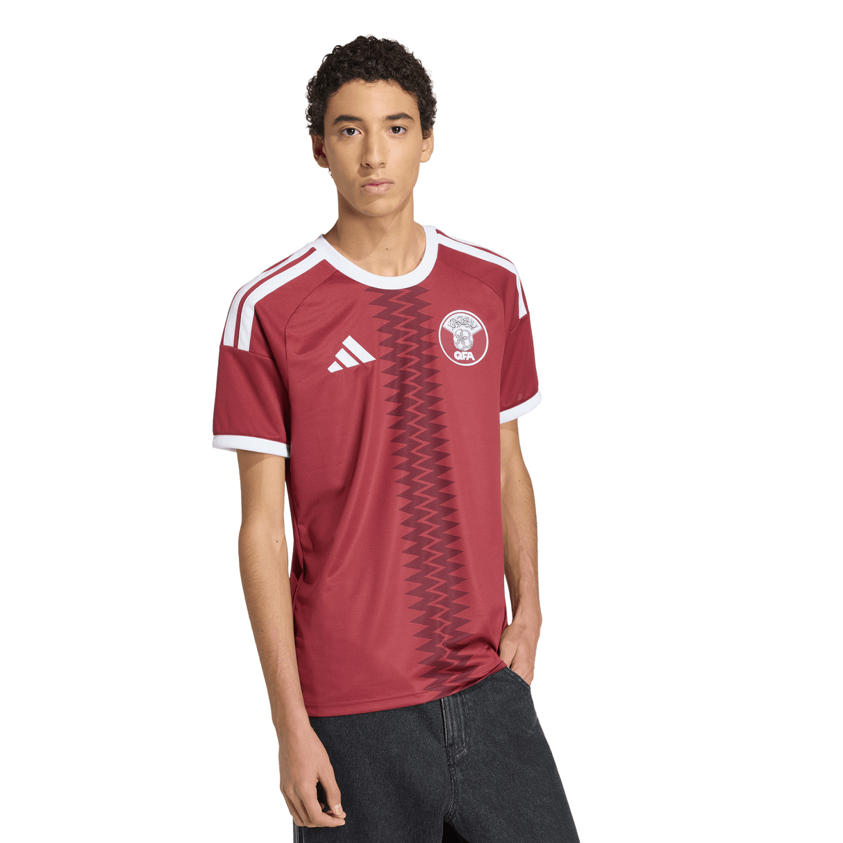 ADIDAS - Maglia Home Qatar 26 - Uomo - Red - image 3
