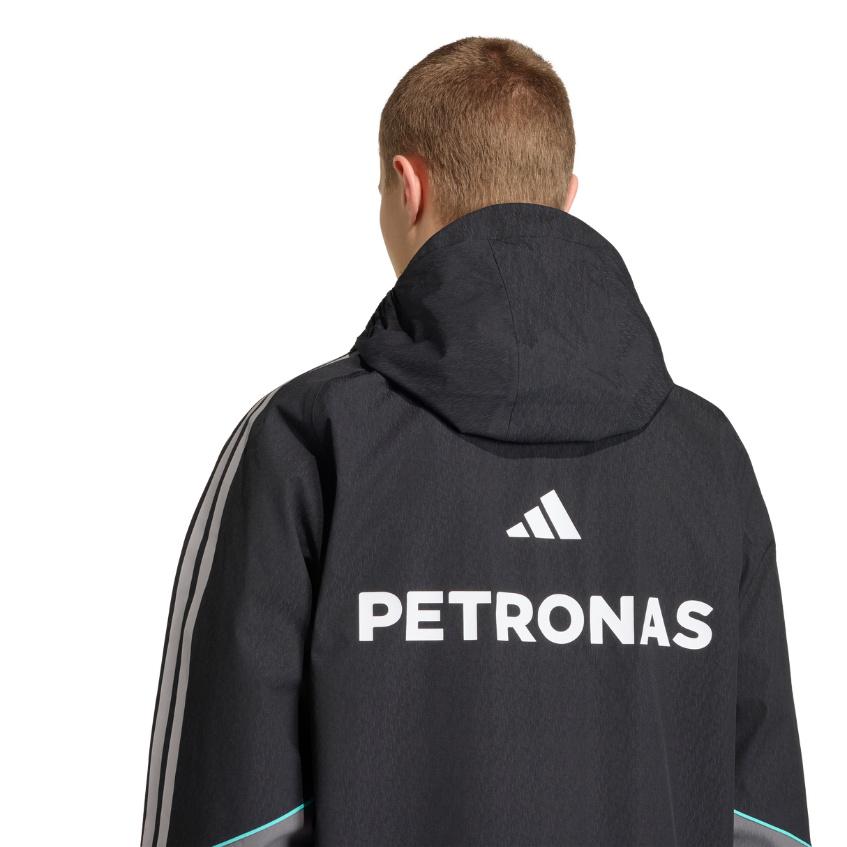 ADIDAS - Giacca Mercedes - Amg Petronas Formula 1 Team Mechanics Rain - Uomo - Black - image 5