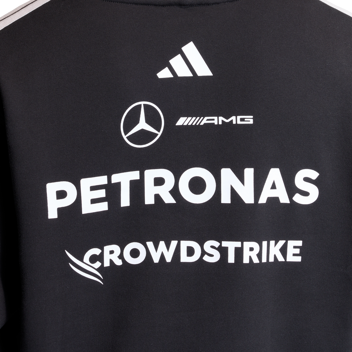 ADIDAS - Felpa Con Cappuccio Mercedes-Amg Petronas Formula 1 Team Driver - Uomo - Black - image 6