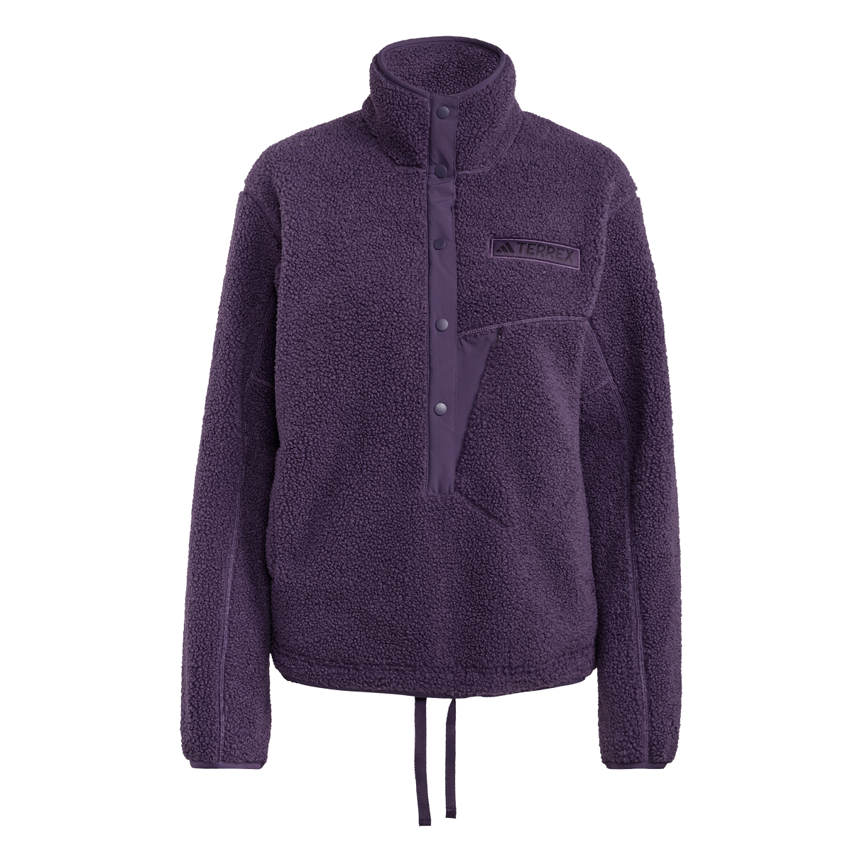 ADIDAS - Felpa TERREX Xploric High Pile Fleece Pullover - Donna - Purple - image 1