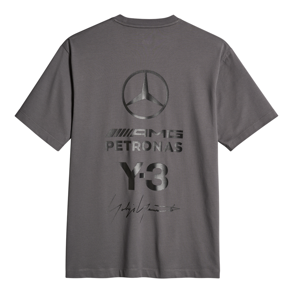ADIDAS - Y-3 Mercedes - Amg Petronas Formula 1 Team Logo Stack Short Sleeve Tee - image 20