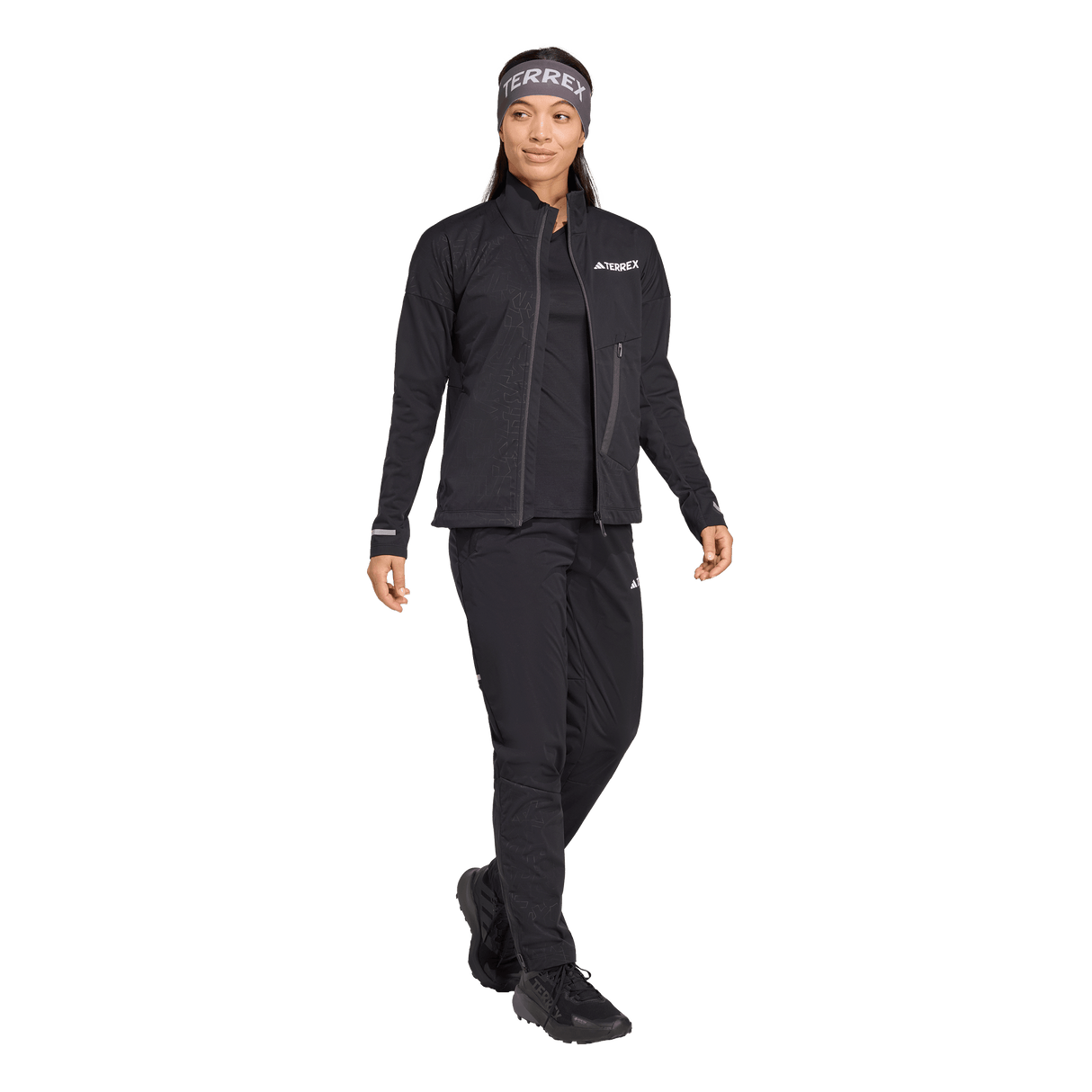 ADIDAS - Pantaloni Softshell TERREX Xperior Per Sci Di Fondo - Donna - Black - image 5