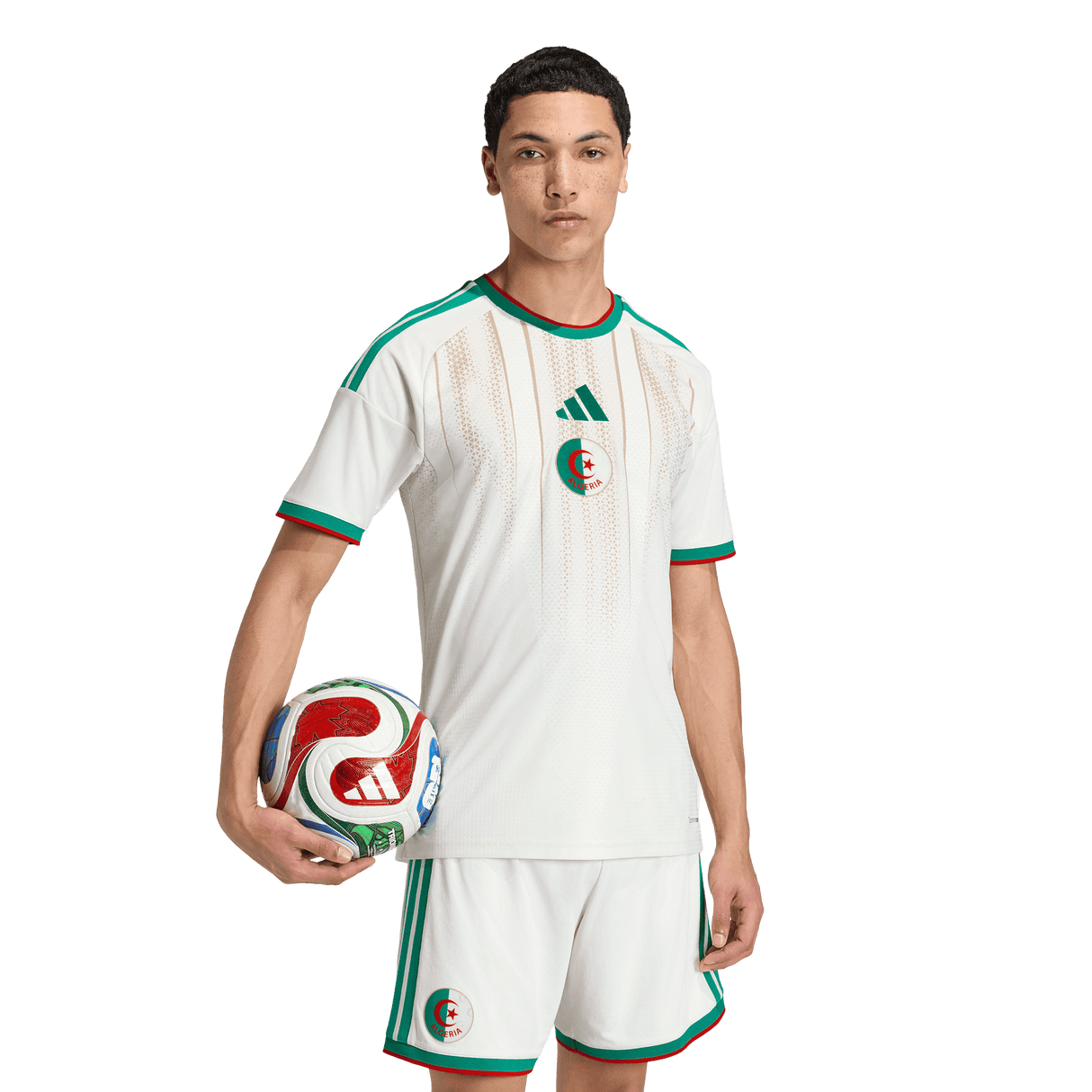 ADIDAS - Algeria 26 Home Authentic Jersey - Uomo - Beige - image 3