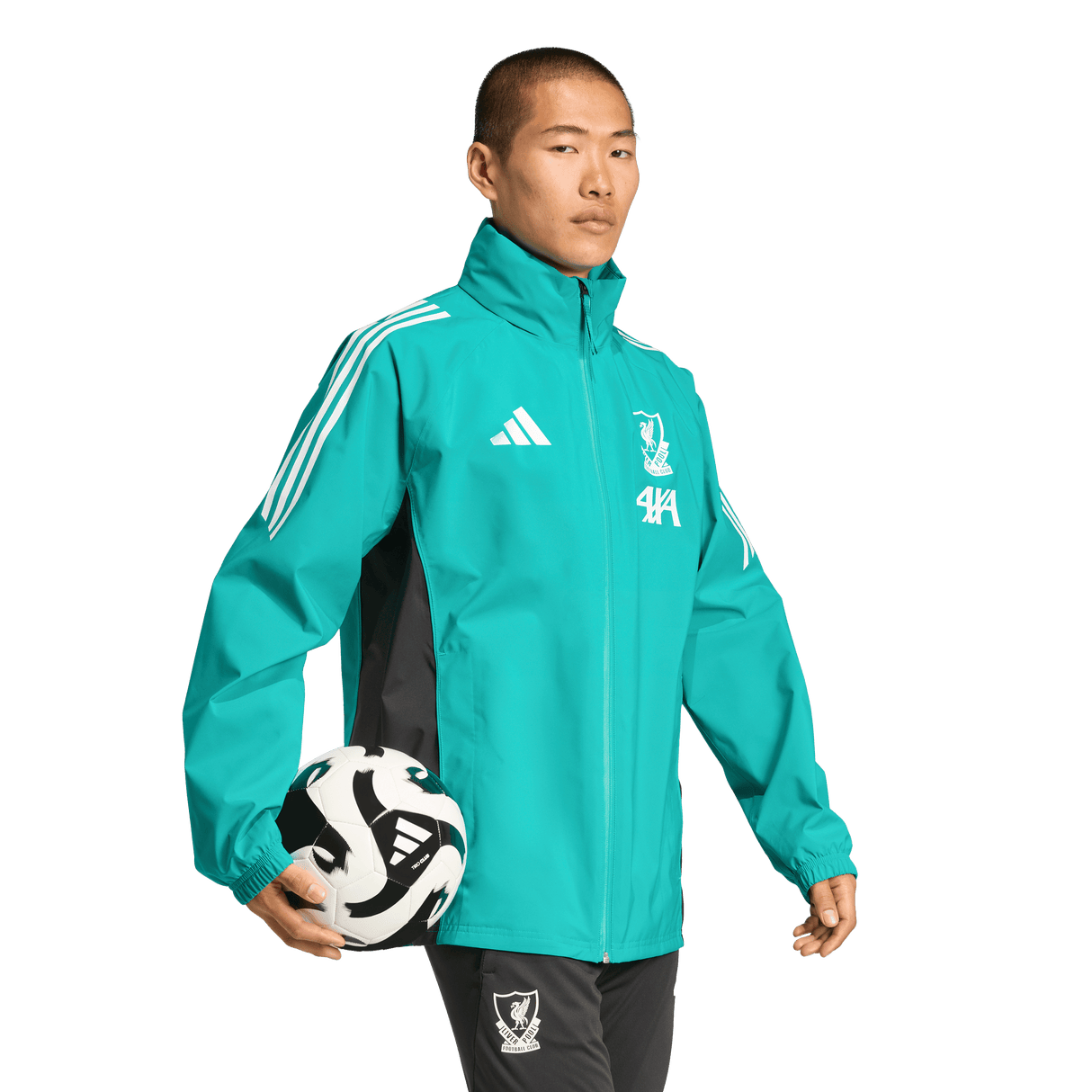 ADIDAS - Liverpool Fc 25/26 European Rain Jacket - Uomo - Black - image 4