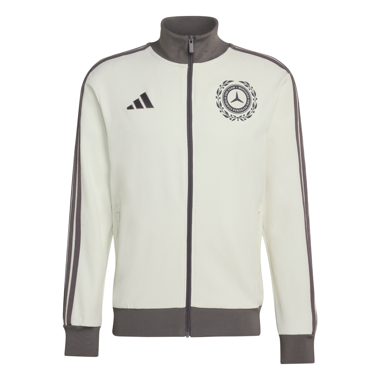 ADIDAS - Mercedes - Amg Petronas Formula 1 Team Silver Arrows Icon Track Top - Uomo - White - image 1