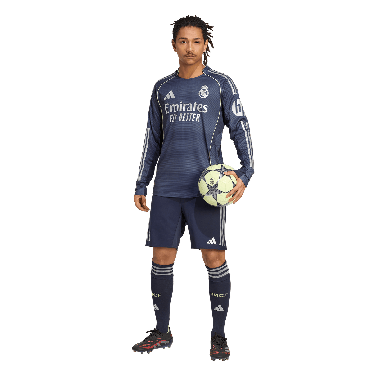 ADIDAS - Maglia A Manica Lunga Authentic Away 25/26 Real Madrid - Uomo - Blue - image 6