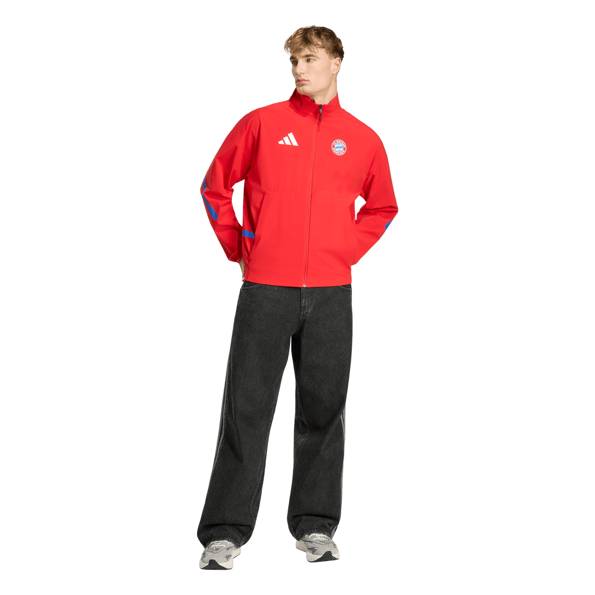 ADIDAS - Fc Bayern Z.N.E. Giacca Anthem - Uomo - Red - image 5