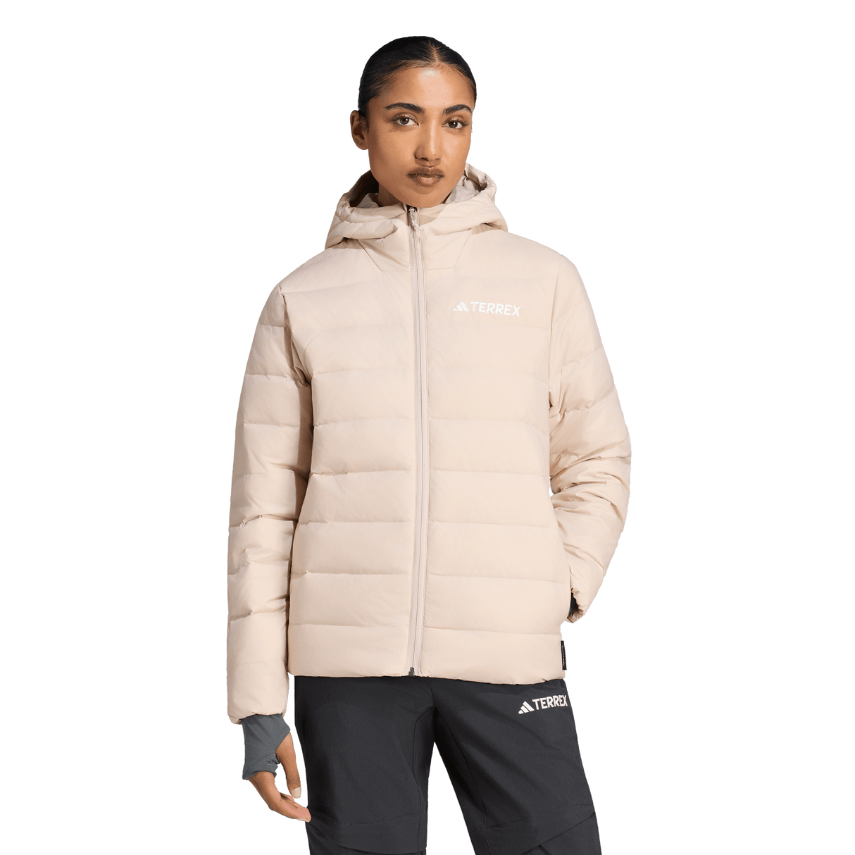 ADIDAS - TERREX Multi Essentials CLIMAWARM Light Down Hooded Jacket - Donna - image 8
