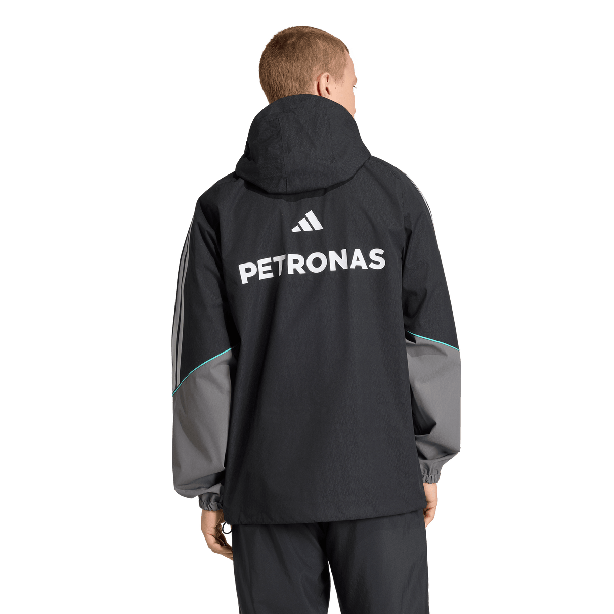 ADIDAS - Giacca Mercedes - Amg Petronas Formula 1 Team Mechanics Rain - Uomo - Black - image 3