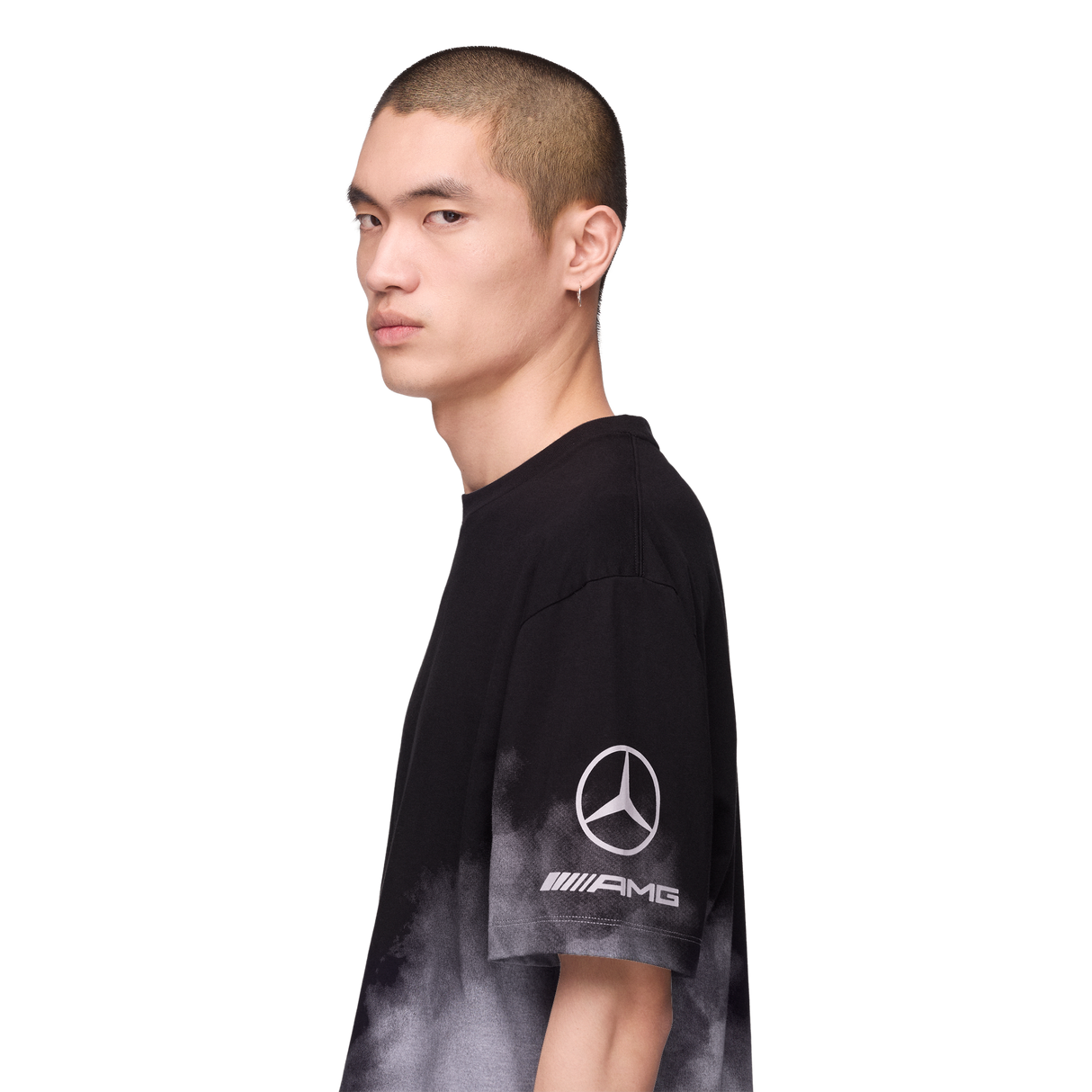 ADIDAS - Y-3 Mercedes - Amg Petronas Formula 1 Team Tour Short Sleeve Tee - Black - image 8