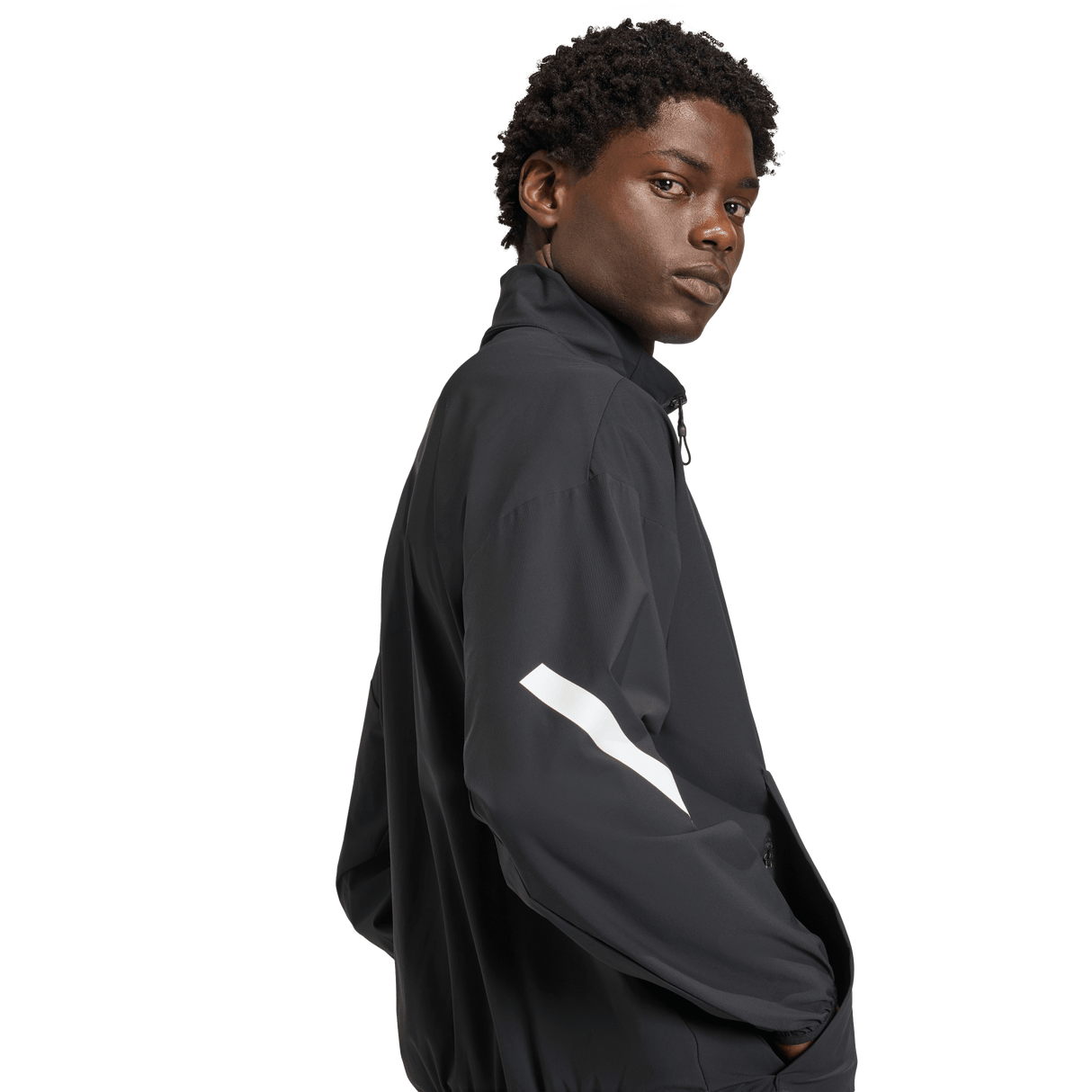 ADIDAS - Manchester United Z.N.E. Anthem Jacket - Uomo - Black - image 7