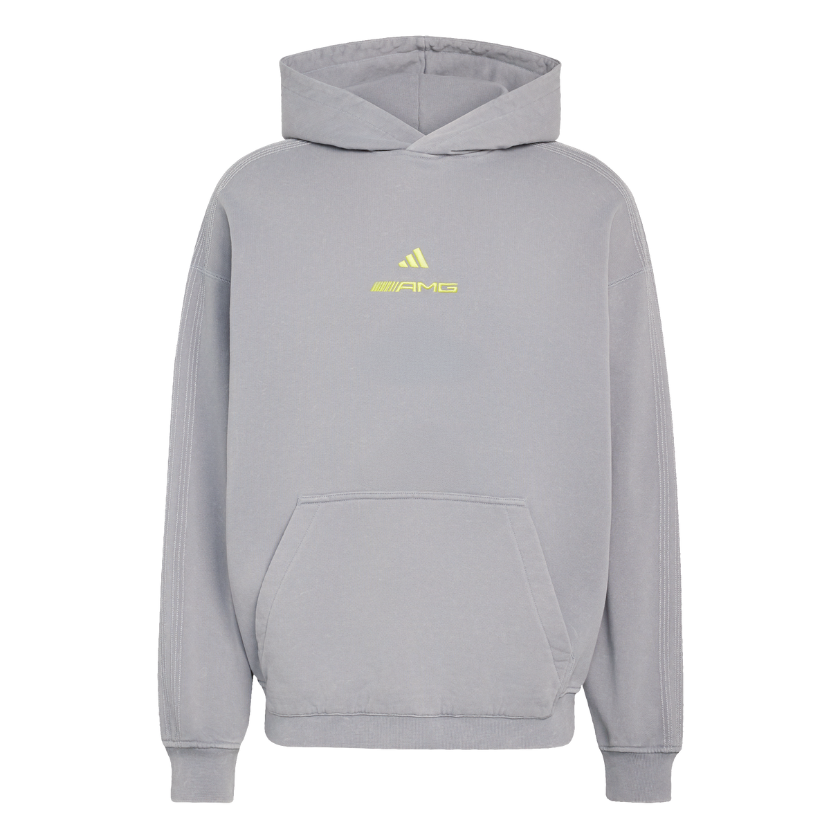 ADIDAS - Amg Washed Hoodie - Uomo - Grey - image 1