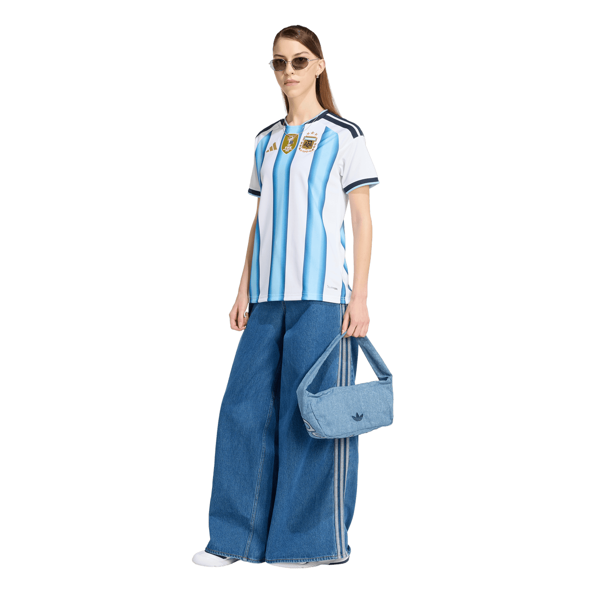 ADIDAS - Maglia Home Argentina 26 - Donna - White - image 5