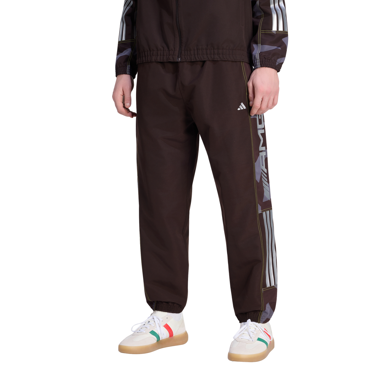 ADIDAS - Amg Camo Woven Track Pants - Brown - image 2