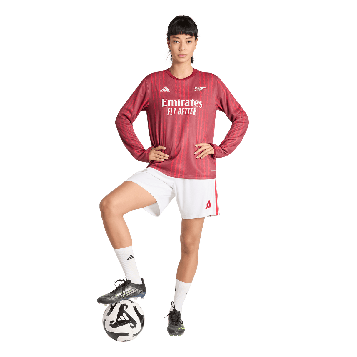 ADIDAS - Arsenal Fc 26 Pre Match Warm Top - Donna - Black - image 4