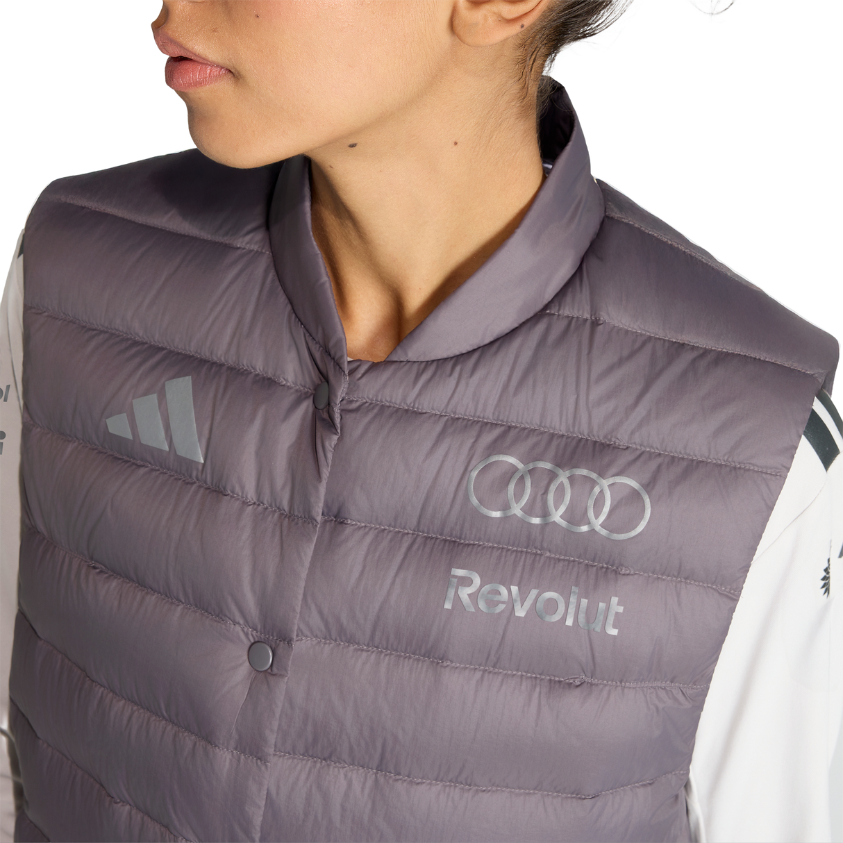 ADIDAS - Audi Revolut Formula One Team 2026 Engineers & Marketing Padded Vest - Donna - Black - image 6