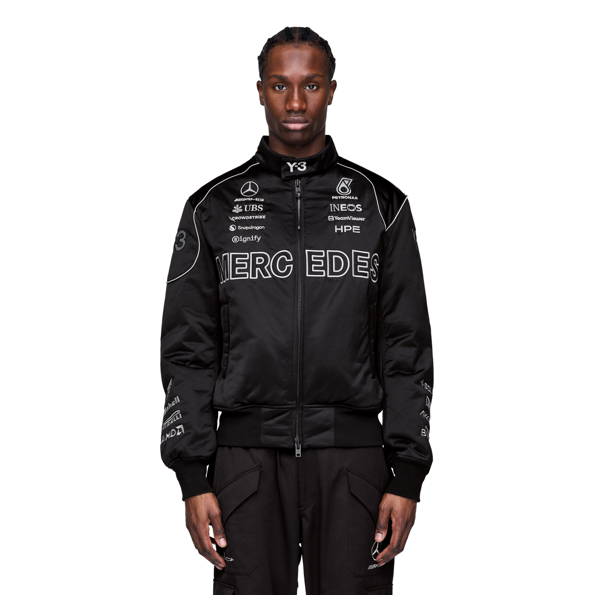 ADIDAS - Y-3 Mercedes - Amg Petronas Formula 1 Team Jacket - Black - image 2