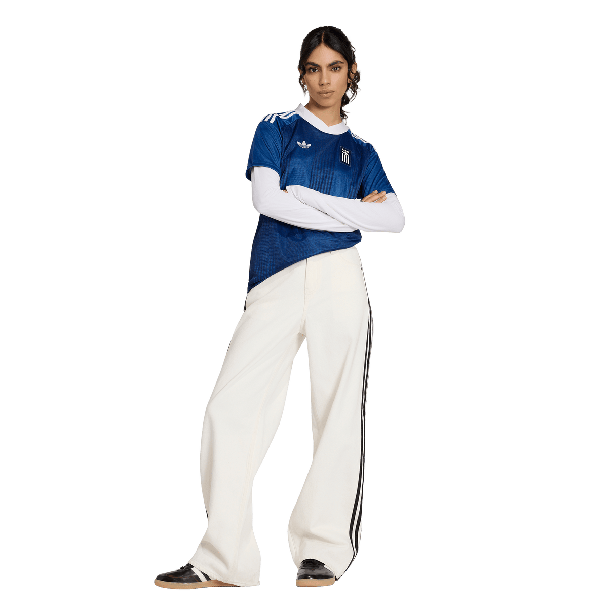 ADIDAS - Greece 26 Away Jersey - Donna - Blue - image 5