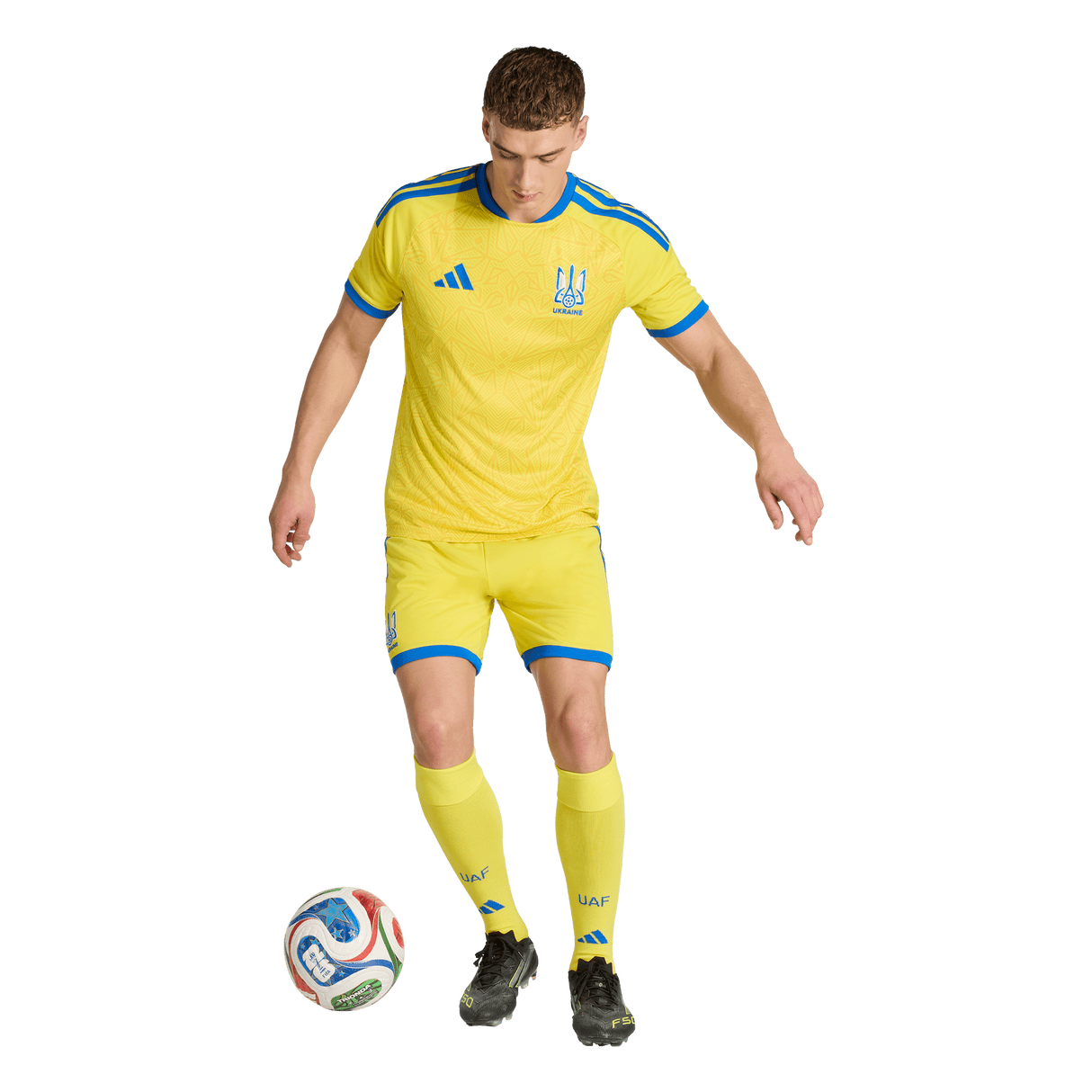 ADIDAS - Maglia Home Ukraine 26 - Uomo - Yellow - image 5