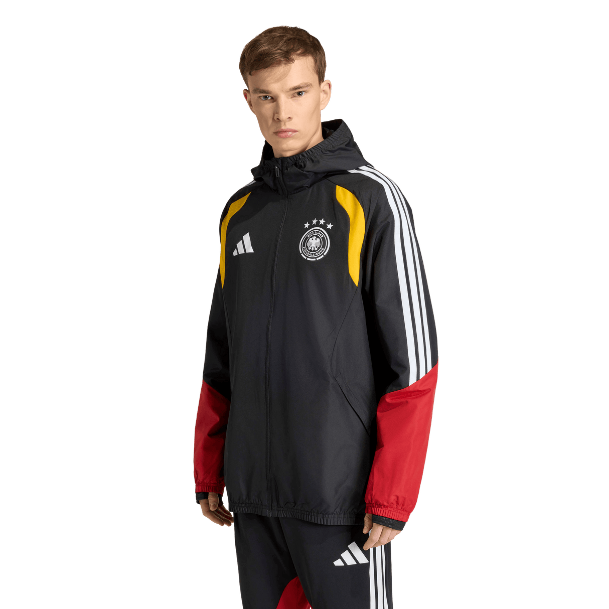 ADIDAS - Germany 26 Tiro All Weather Jacket - Uomo - Black - image 2